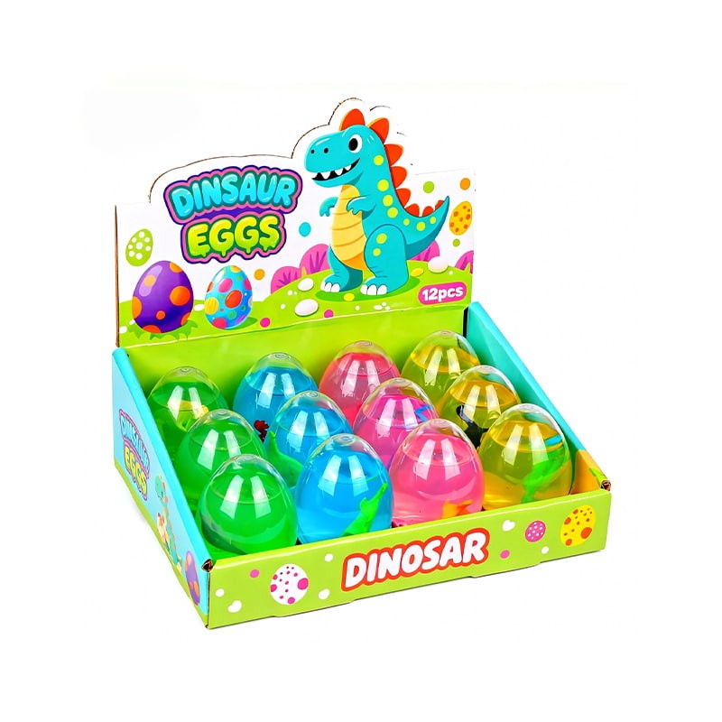 SLM-1004 12pcs Dinosaur Egg Slime