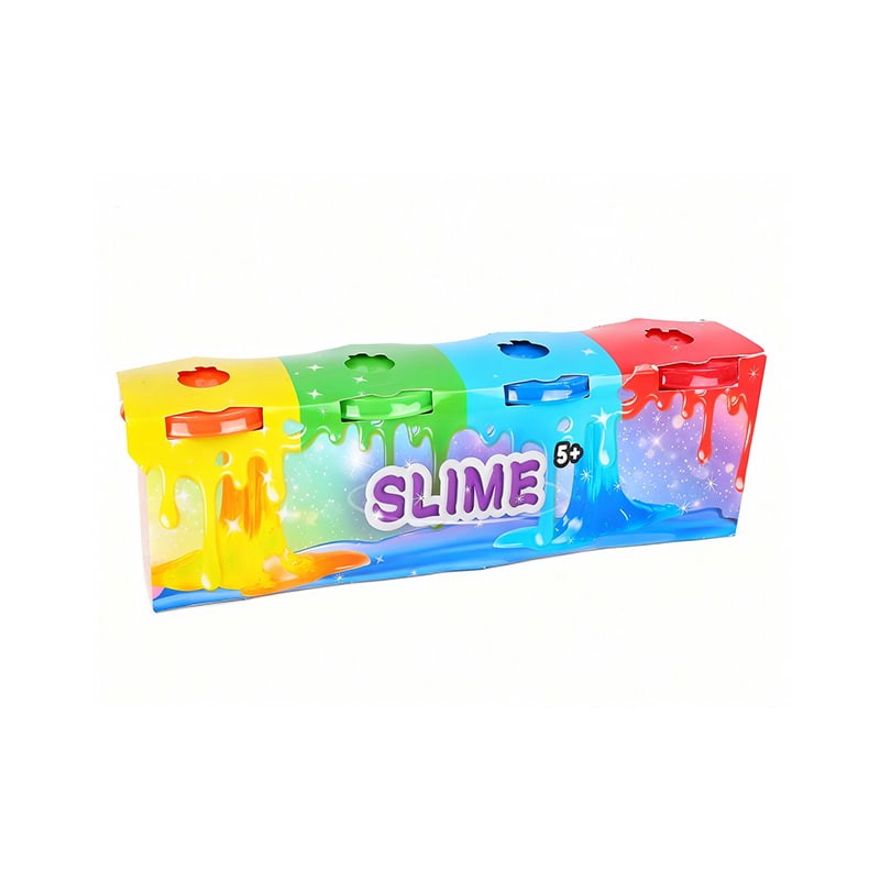 SLM-1007 Rainbow DIY Crystal Slime 6pcs