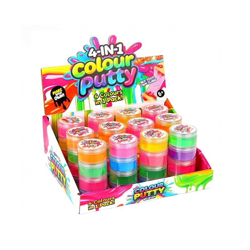 SLM-1008 4-in-1 Color Putty Slime