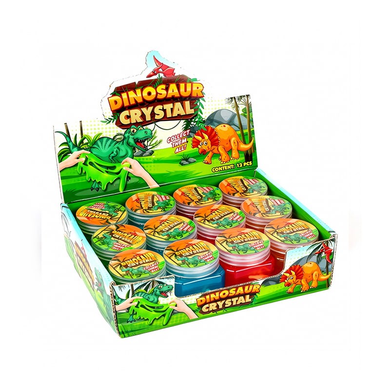 SLM-1009 Dinosaur Crystal Slime 12pcs