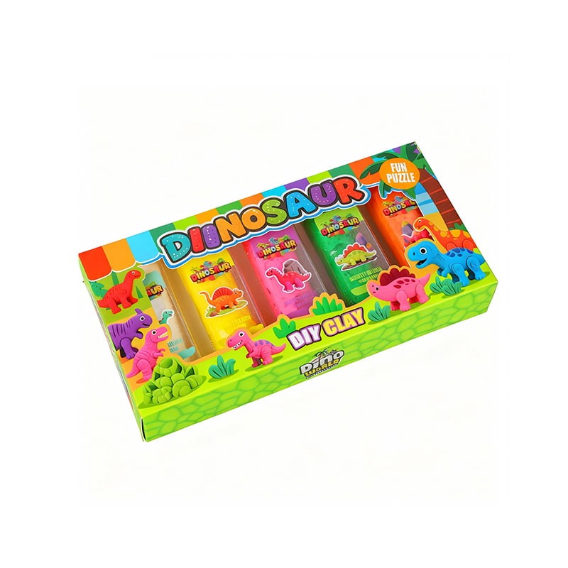 202504004 Colorful Dinosaur DIY Clay Kids Craft