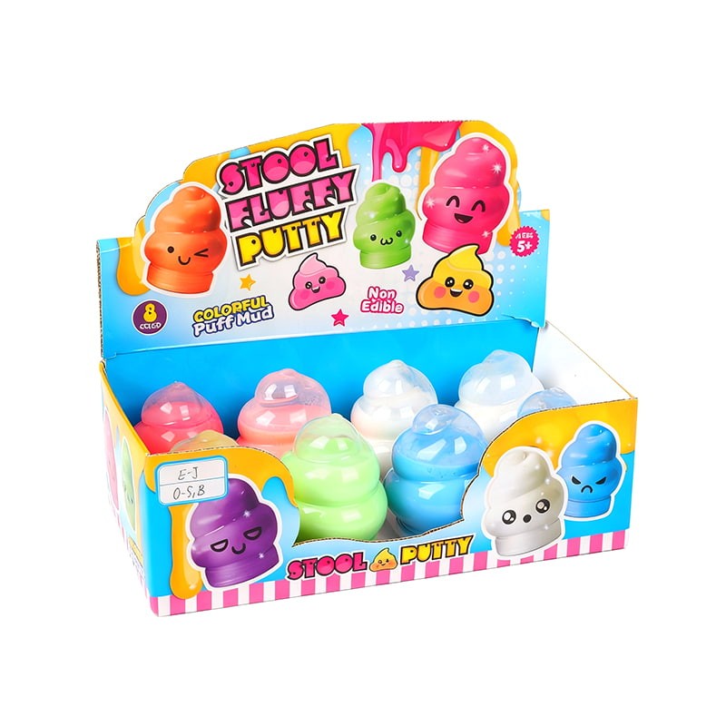 Fluffy Puff Putty Slime Bottles