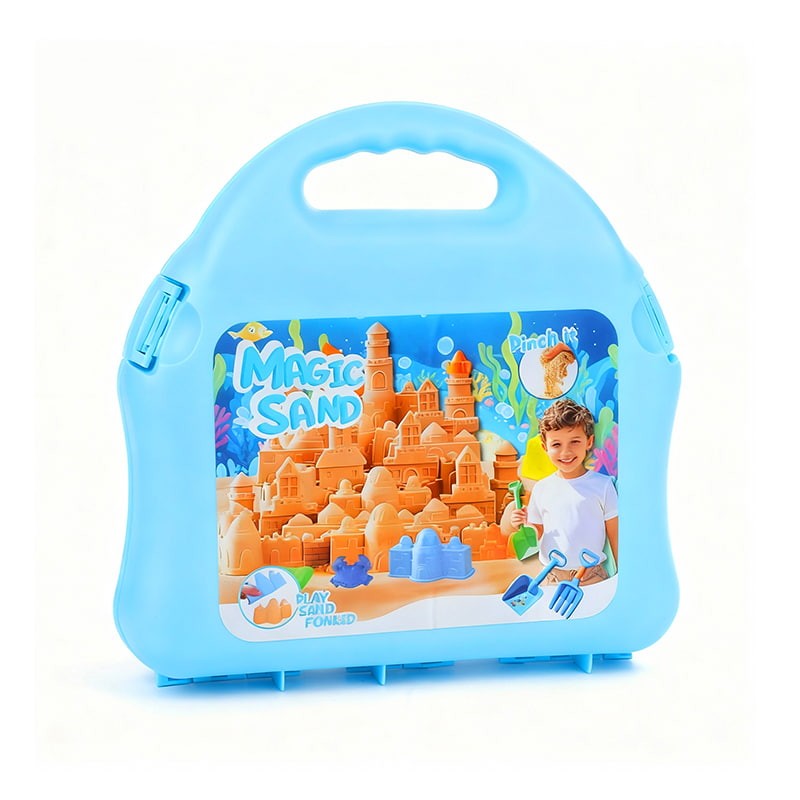 DLS-7005 Boys Girls Castle Kinetic Sand Set