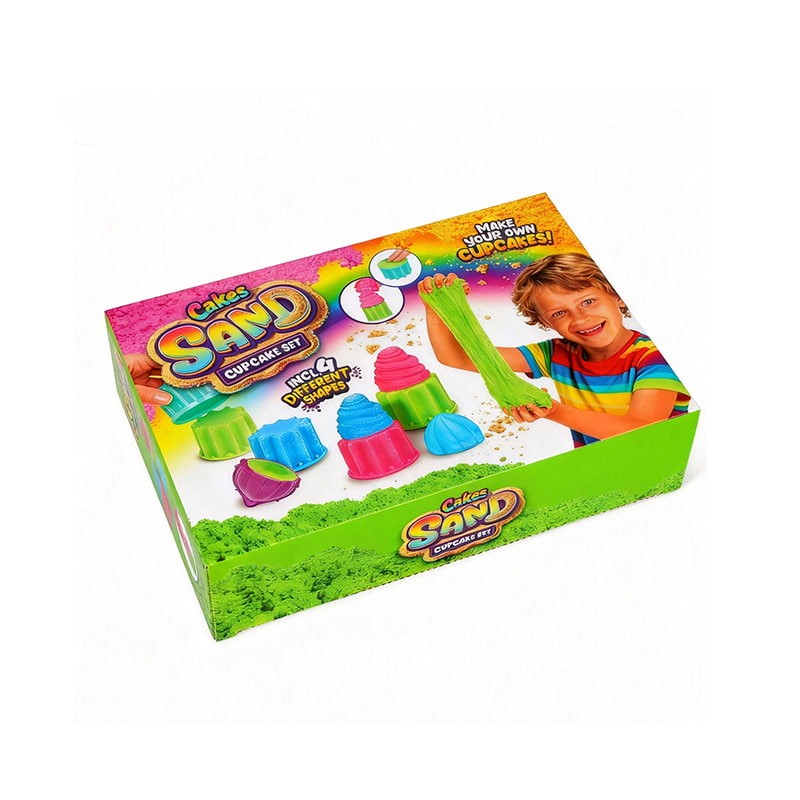 DLS-7008 Fun Cupcake Set Kinetic Sand Shapes